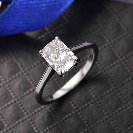 LUXURIANT DIAMOND - Lab Grown Diamant VS-EF Ring 925 Silber rhodiniert ca. 2,06 ct