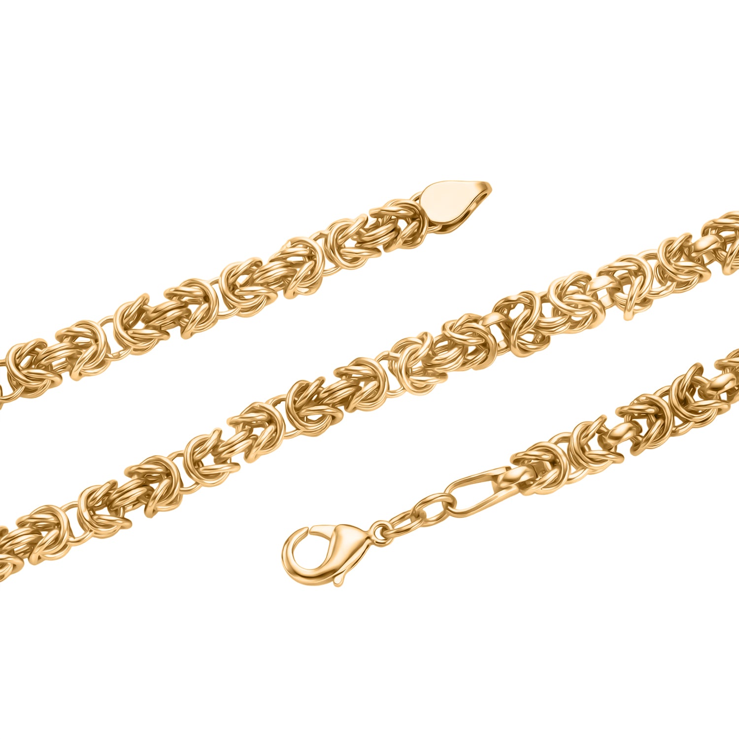 EVER TRUE Reine Bronze 750 Vergoldet Halskette ca. 50 cm ca. 37,00g