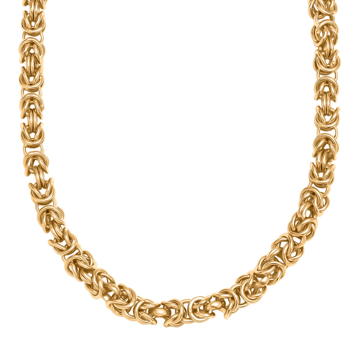 EVER TRUE Reine Bronze 750 Vergoldet Halskette ca. 50 cm ca. 37,00g