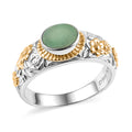 D'Joy Royal Bali -  Socoto Smaragd Ring 925 Silber (Größe 18.00) ca. 1.17 ct