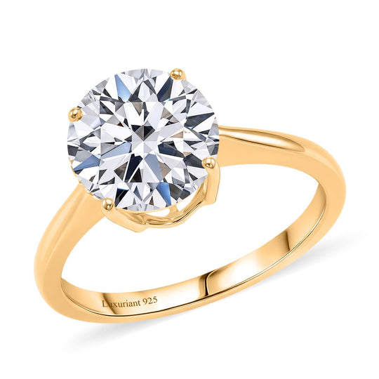 LUXURIANT DIAMOND - Lab Grown Diamant VS-EF IGI zertifiziert Ring 585 Gold (Größe 21.00) ca. 3.00 ct