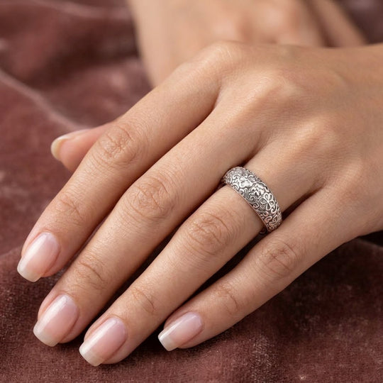 D'Joy 925 Silber Ring (Größe 19.00) ca. 3,58g