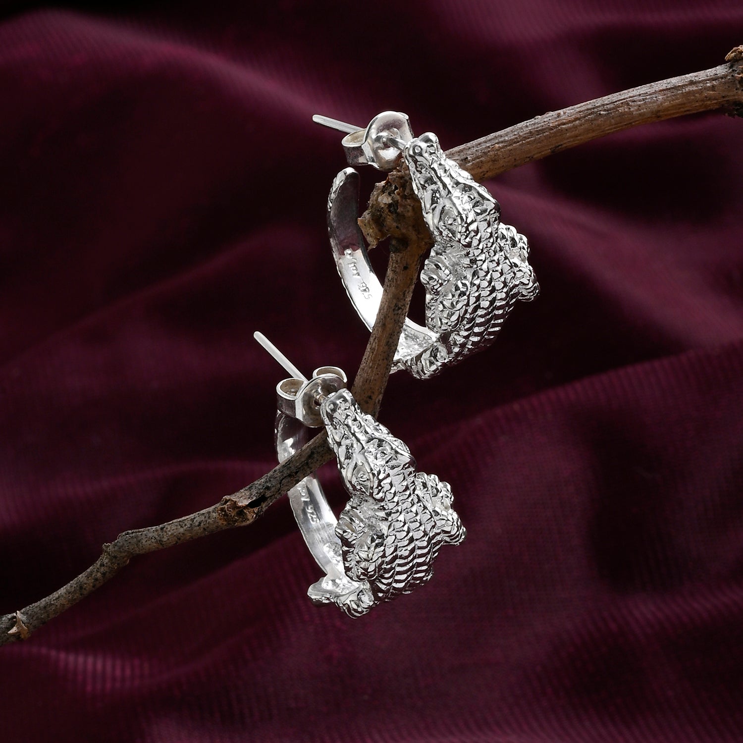 D'Joy Royal Bali 925 Silber Ohrringe 7,52g