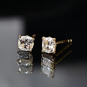 D'Joy Strontiumtitanat Ohrringe 925 Silber Rhodiniert ca. 1.80 ct