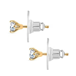 D'Joy Strontiumtitanat Ohrringe 925 Silber Rhodiniert ca. 1.80 ct