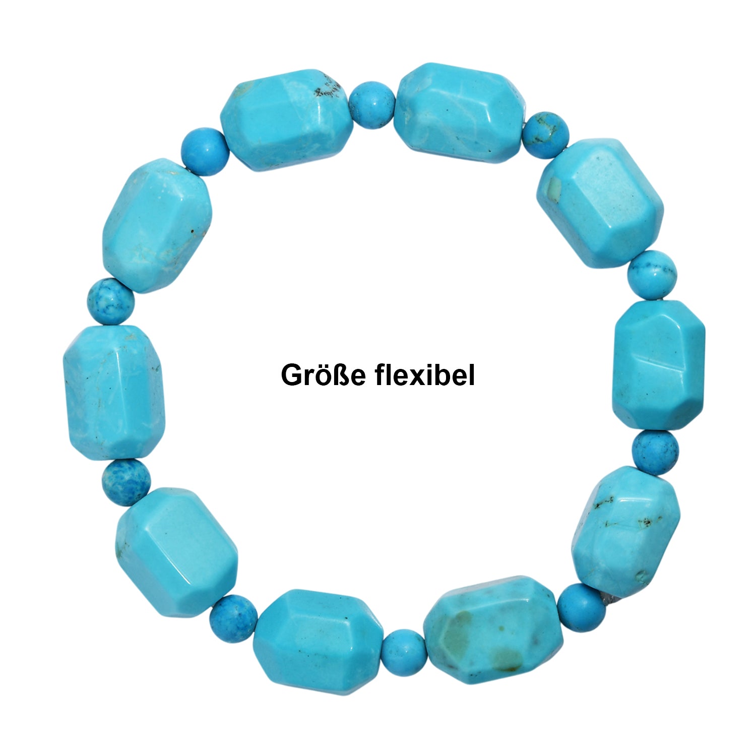 Magnesit Armband Flexibel (ca. 19 cm) ca. 206.00 ct
