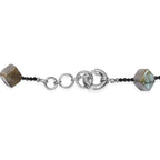 EVER TRUE Labradorit, Schwarzer Spinell Halskette ca. 45 cm Nickelfreies Messing ca. 360.00 ct