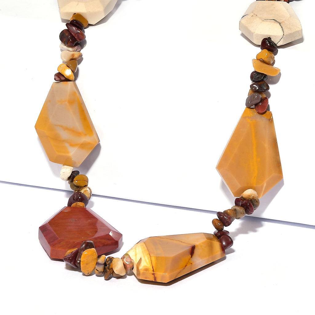 EVER TRUE Mookite Halskette ca. 45 cm Nickelfreies Messing ca. 345.00 ct
