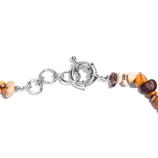 EVER TRUE Mookite Halskette ca. 45 cm Nickelfreies Messing ca. 345.00 ct