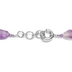 EVER TRUE Amethyst Halskette ca. 45 cm Nickelfreies Messing ca. 320,00 ct.