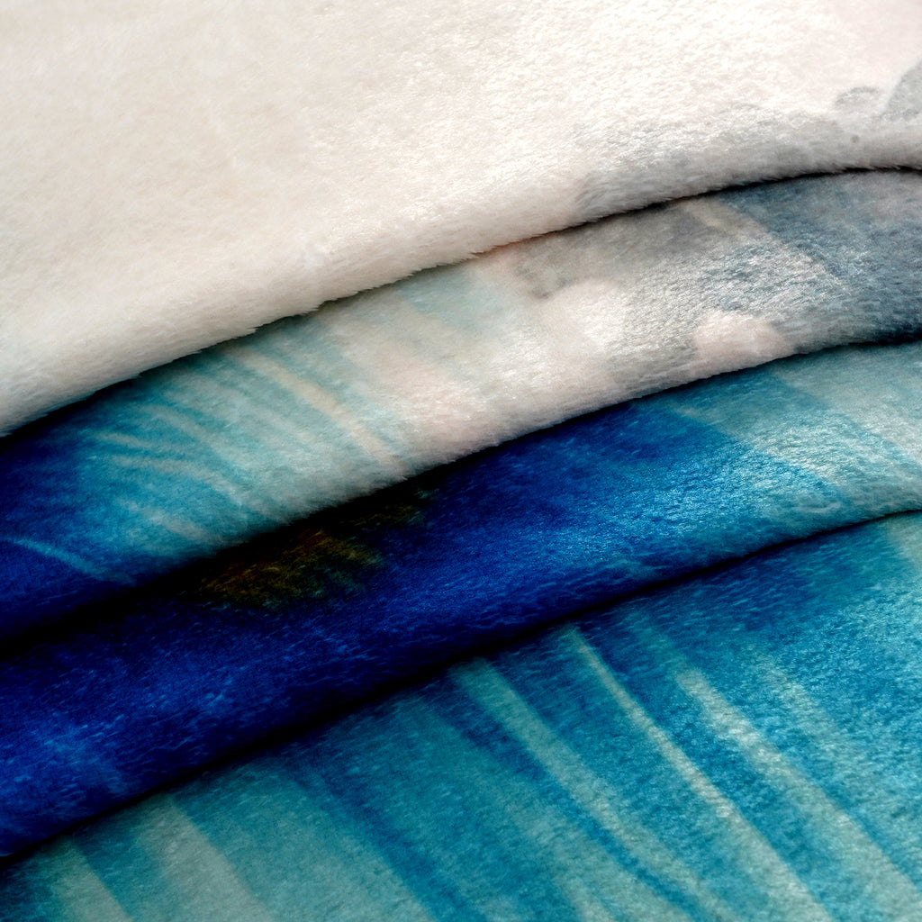 Digital print flannel blanket 240gsm flannel, 100% polyester (150*200cm) One side digital print, one side white color