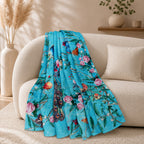 Digital print flannel blanket 240gsm flannel, 100% polyester (150*200cm) One side digital print, one side white color