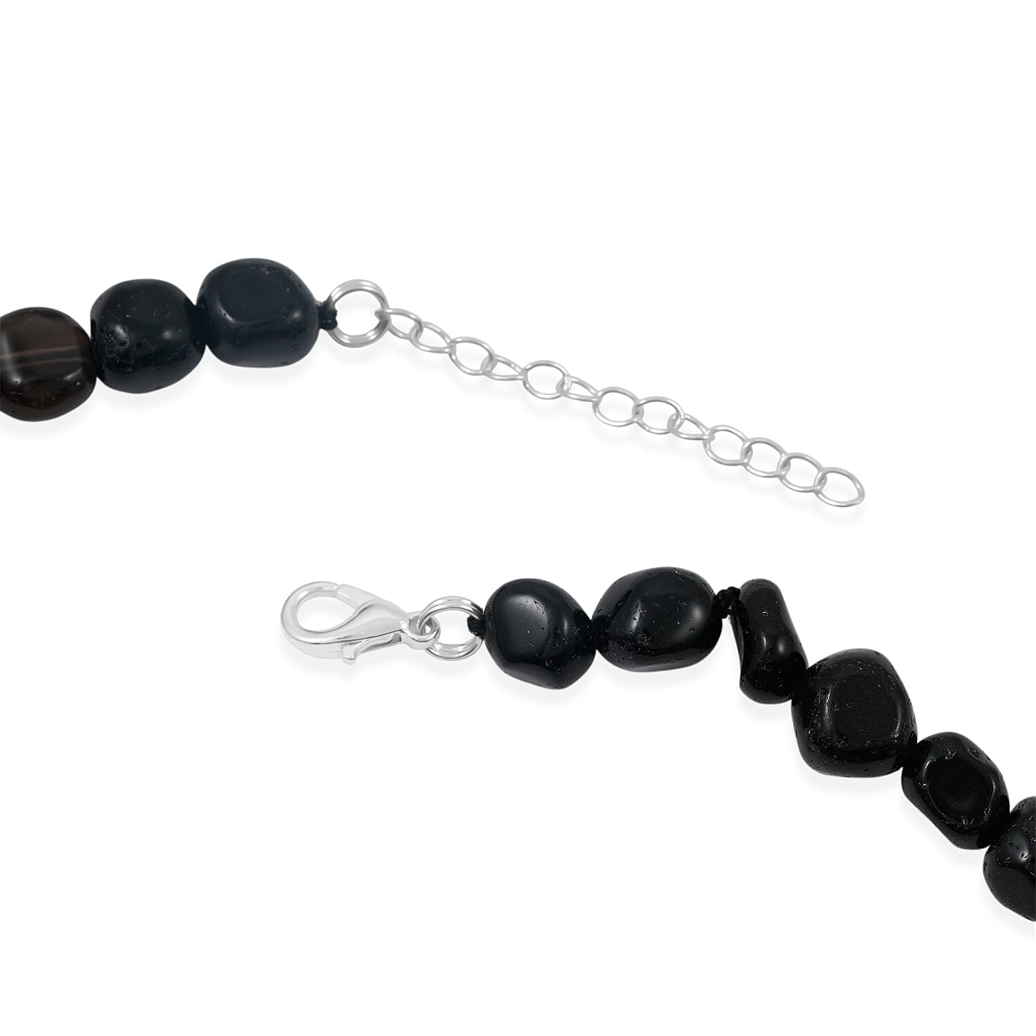 Glasachat Halskette 46 cm Reine Legierung ca. 37.84 ct