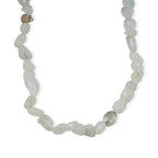 Weißer Quarz Halskette 16 cm Reine Legierung ca. 51.30 ct