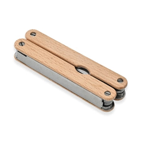 Stainless+wooden knives,with saw and fork and hook