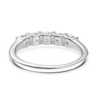 LUXURIANT DIAMOND - Lab Grown Diamant SI-GH Ring 925 Silber Rhodiniert (Größe 17.00) ca. 0,50 ct