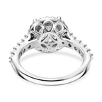 LUXURIANT DIAMOND - Lab Grown Diamant SI-GH SGL zertifiziert Ring 925 Silber rhodiniert (Größe 17.00) ca. 3.00 ct