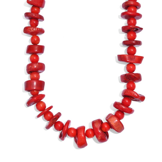 EVER TRUE Schwamm Koralle Halskette ca. 45 cm Nickelfreies Messing Gold ca. 675.00 ct