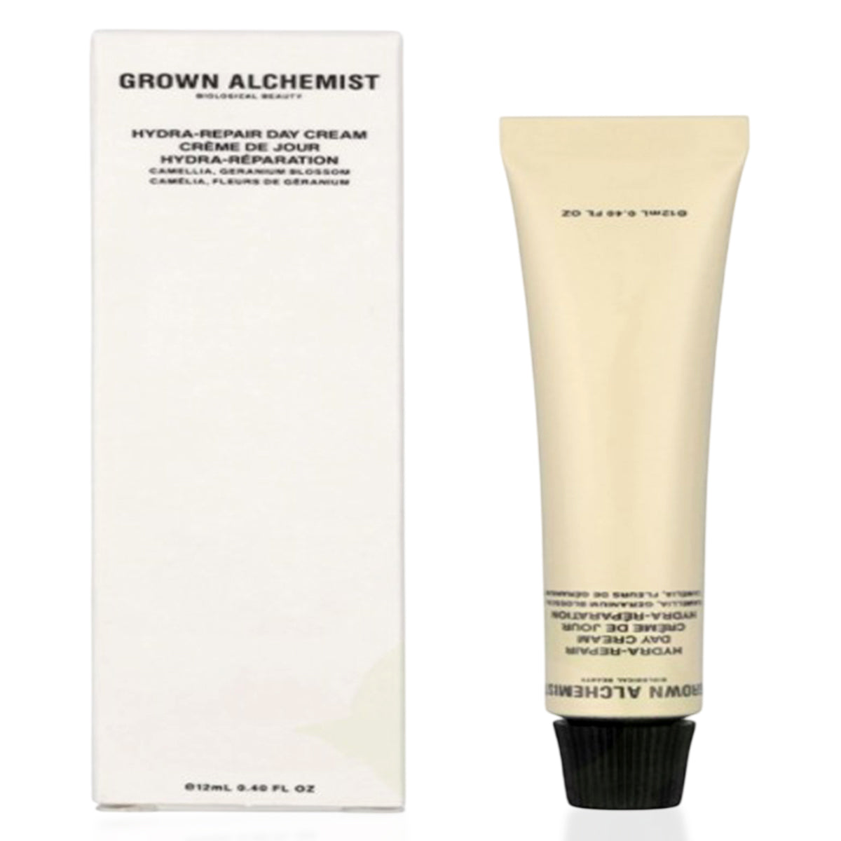 GROWN ALCHEMIST Hydra Repair Tagescreme mit Kamelie und Geranienblüte feuchtigkeitsspendende Hautpflege 12 ml