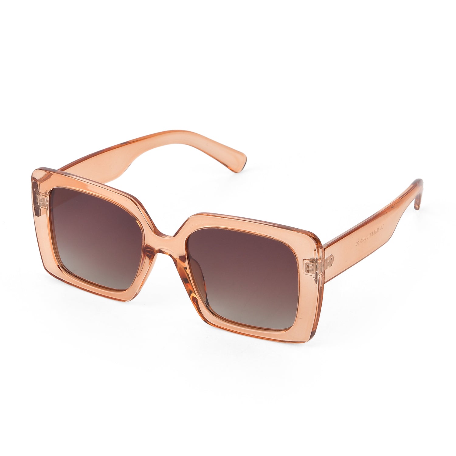 LA MAREY Sonnenbrille mit UV400 Schutz, polarisierte TAC-Gläser, PC-Rahmen, 15 x 15 cm, Teefarben