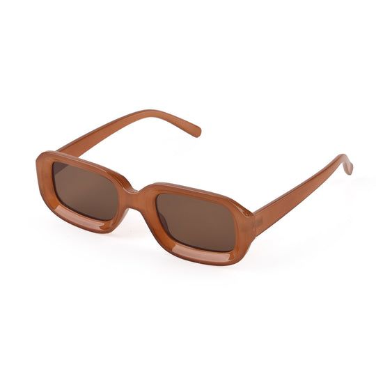 LA MAREY Sonnenbrille, UV400, polarisierte TAC-Gläser, oranger Rahmen
