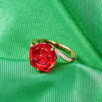 GP Whispers of Murano Kollektion - Kanchanaburi Blauer Saphir Ring 925 Silber 750 Gelbgold vermeil (Größe 21.00) 4.06 ct