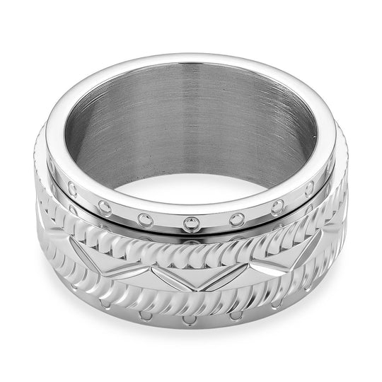 316L Edelstahl Spinning Ring (Größe 17.50) ca. 12,00g