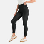 Livmore Women Free Size Far Infrared Compression Tights Thermal Slim Seamless Tourmaline Bamboo Leggings