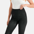 Livmore Women Free Size Far Infrared Compression Tights Thermal Slim Seamless Tourmaline Bamboo Leggings