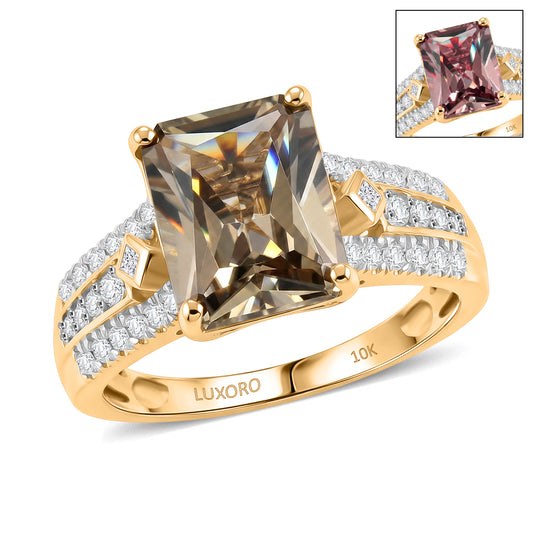 LUXORO AAA Turkizit, Weißer Diamant Ring 417 Gold (Größe 17.00)   (10-16 Werktage Lieferzeit) ca. 3,86 ct