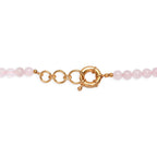 EVER TRUE Rosenquarz Halskette ca. 45 cm Nickelfreies Messing ca. 355.00 ct