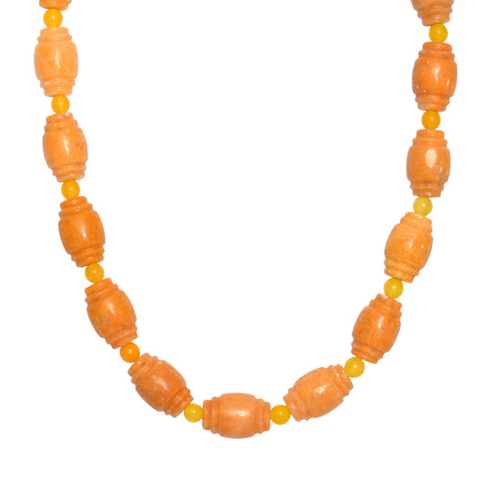 EVER TRUE Gelber Aventurin, Gelber Quarzit Halskette ca. 45 cm + 5 cm Extender, 316L Edelstahl Gold ca. 285.00 ct