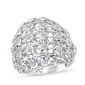 LUXURIANT DIAMOND - Lab Grown Diamant SI-GH Ring 925 Silber 750 Gelbgold vermeil (Größe 17.00) ca. 1,31 ct