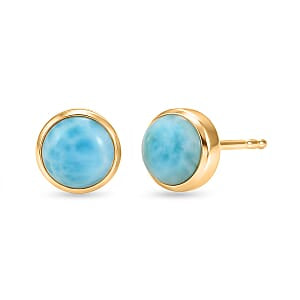 D'Joy AAA Larimar Ohrringe 925 Silber ca. 2.00 ct