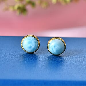 D'Joy AAA Larimar Ohrringe 925 Silber ca. 2.00 ct