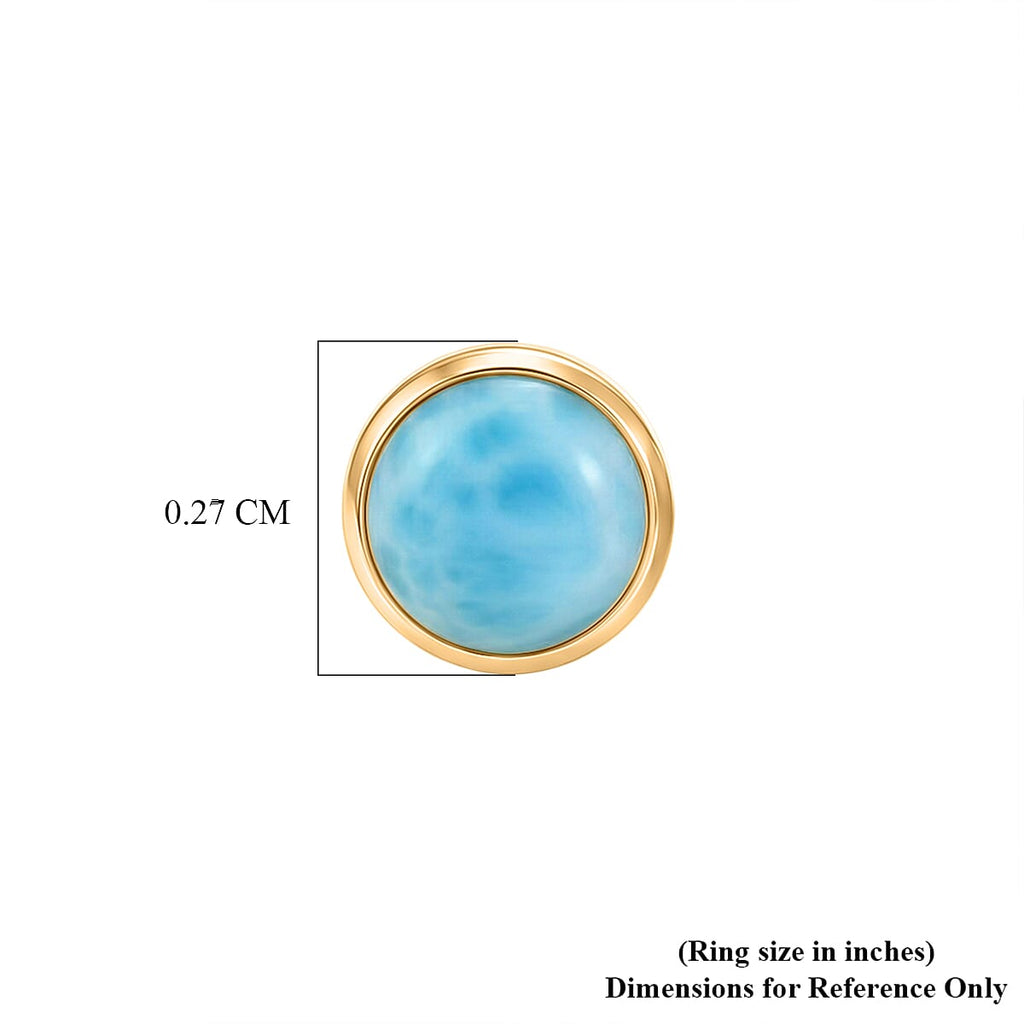 D'Joy AAA Larimar Ohrringe 925 Silber ca. 2,00 ct.
