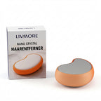 Livmore Nano crystal hair remover - Gradient orange Material: ABS hand feel oil + nano glass                                                              Size: 10x7x3.5cm Weight : 86g