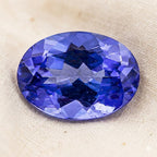 AAAA Tansanit, Ovalschliff, facettiert,   (4-5 Werktage Lieferzeit) ca. 7x5 mm, ca. 0,8 0.80 ct
