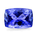 AAAA Tansanit, Kissenschliff, facettiert     (4-5 Werktage Lieferzeit) ca. 5,5 x 5,5 mm, ca. 0,80 ct