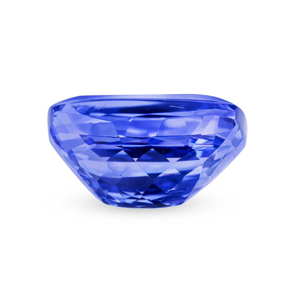 AAAA Tansanit, Kissenschliff, facettiert     (4-5 Werktage Lieferzeit) ca. 5,5 x 5,5 mm, ca. 0,80 ct