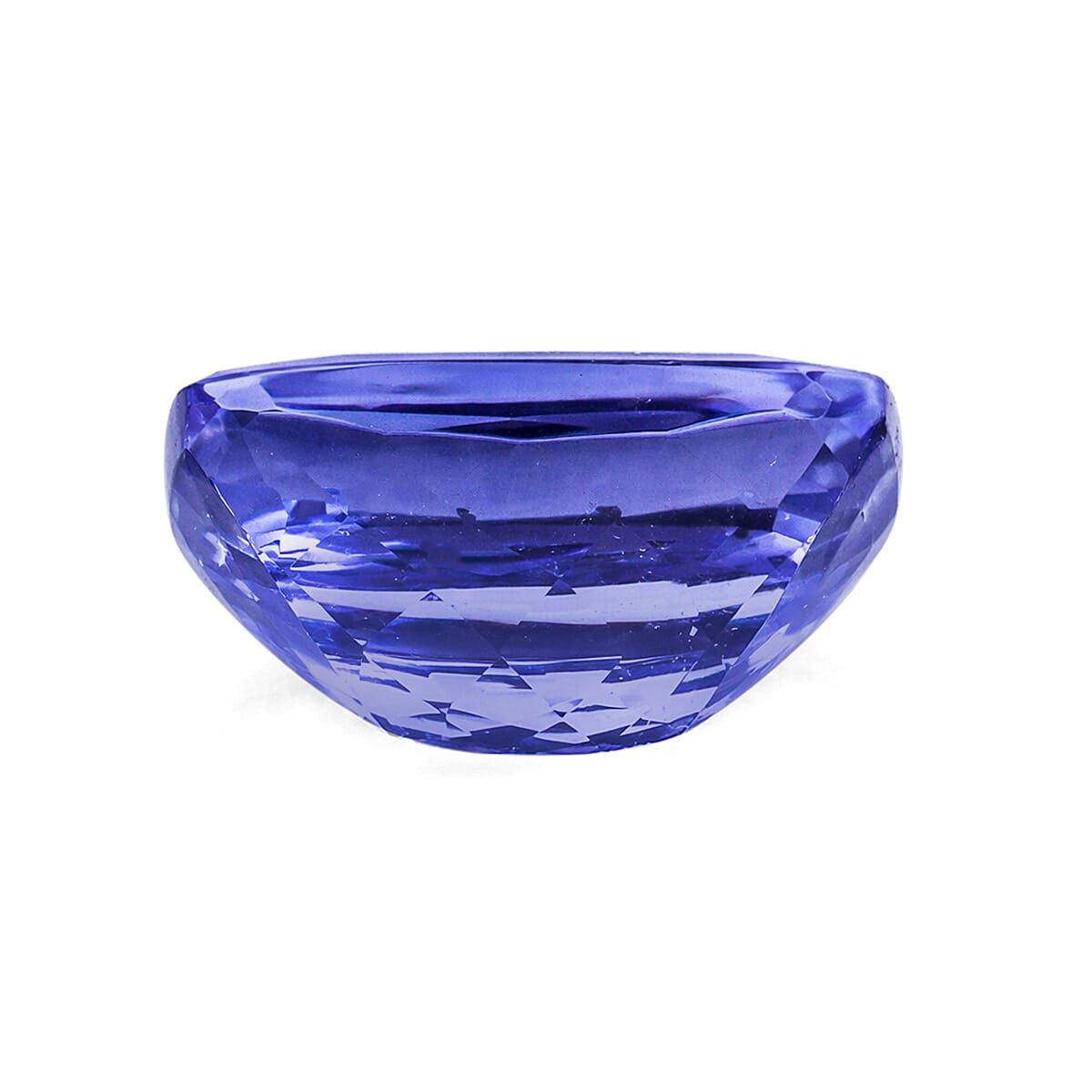 AAAA Tansanit, Kissenschliff, facettiert     (4-5 Werktage Lieferzeit) ca. 5,5 x 5,5 mm, ca. 0,80 ct