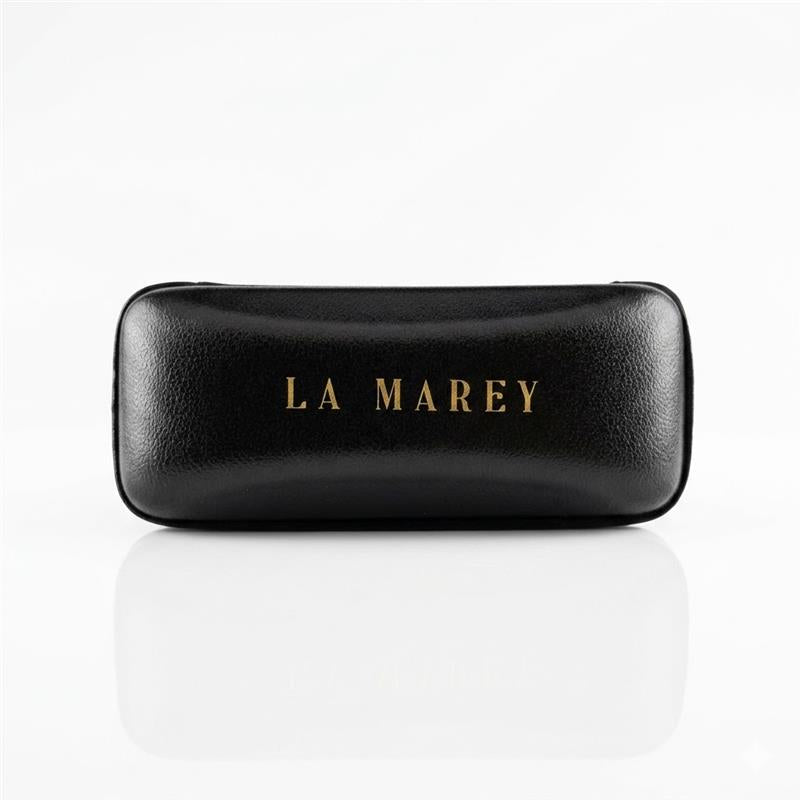 LA MAREY Rechteckige Photochromatische Sonnenbrille mit photochromen polarisierten Gläsern, UV400 Schutz, Schwarz