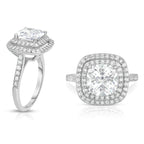 Weißer Zirkonia Ring Nickelfreies Messing (Größe 16.50)