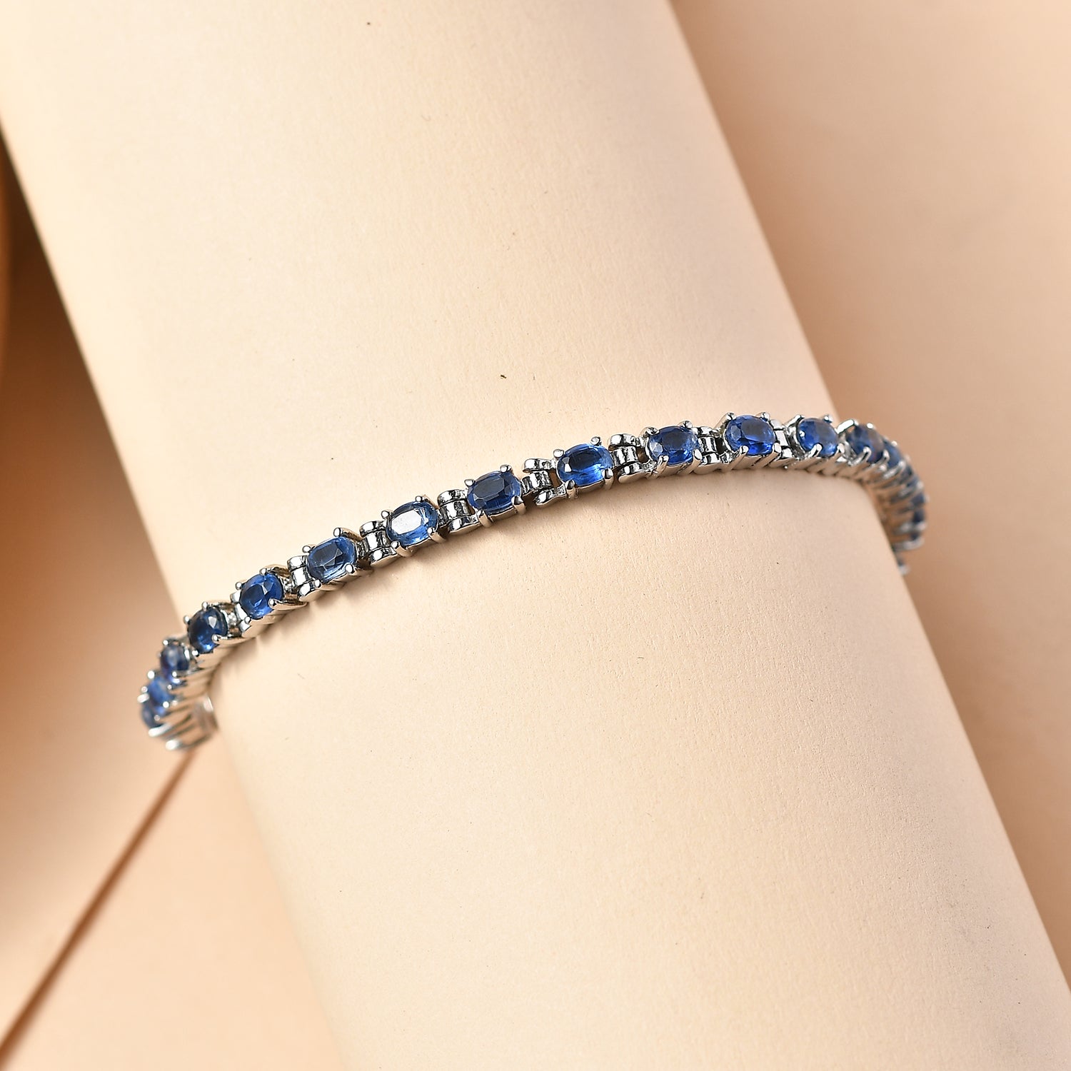 EVER TRUE Kyanit Armband ca. 15 cm + 4 cm Extender, 316L Edelstahl ca. 4,98 ct.