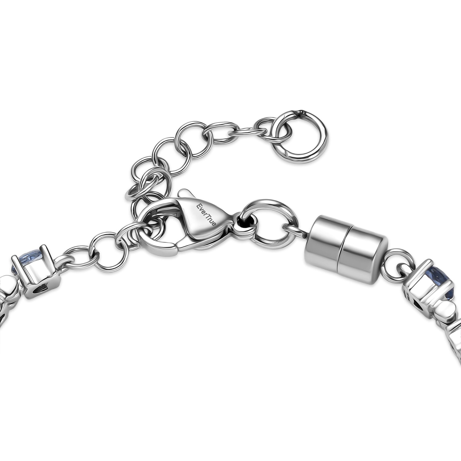 EVER TRUE Kyanit Armband ca. 15 cm + 4 cm Extender, 316L Edelstahl ca. 4,98 ct.