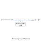 EVER TRUE Kyanit Armband ca. 15 cm + 4 cm Extender, 316L Edelstahl ca. 4,98 ct.