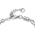 EVER TRUE Mehrfarbig-Turmalin Armband ca. 15 cm + 4 cm Extender, 316L Edelstahl ca. 3,48 ct.