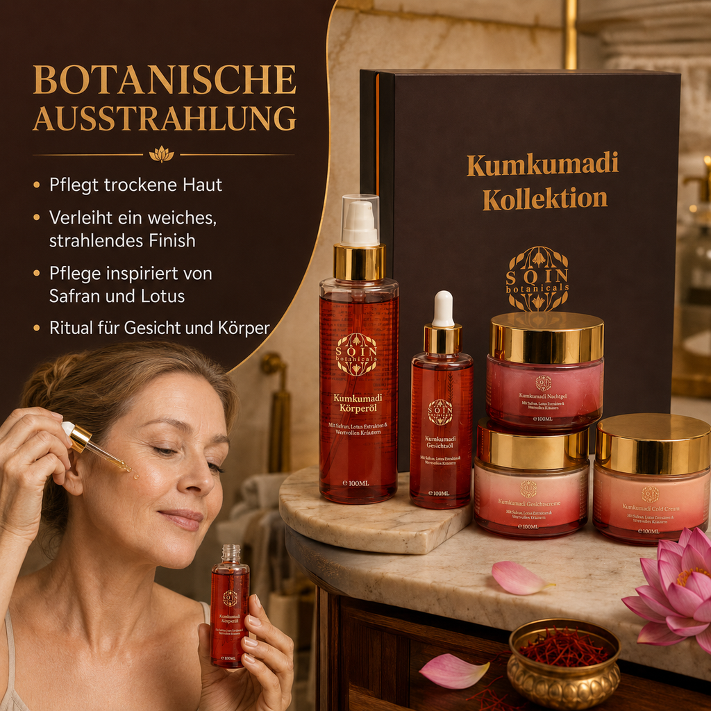 KUMKUMADI GIFT SET ( SET OF 5)-  Face cream ,  night gel , cold cream , body oil , facial oil   (100g each)