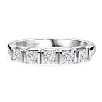 LUXURIANT DIAMOND - Lab Grown Diamant SI-GH Ring 925 Silber Rhodiniert (Größe 18.00) ca. 1,00 ct
