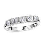 LUXURIANT DIAMOND - Lab Grown Diamant SI-GH Ring 925 Silber Rhodiniert (Größe 18.00) ca. 1,00 ct
